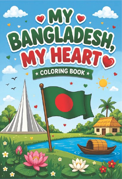 My Bangladesh, My Heart বইয়ের প্রচ্ছদ